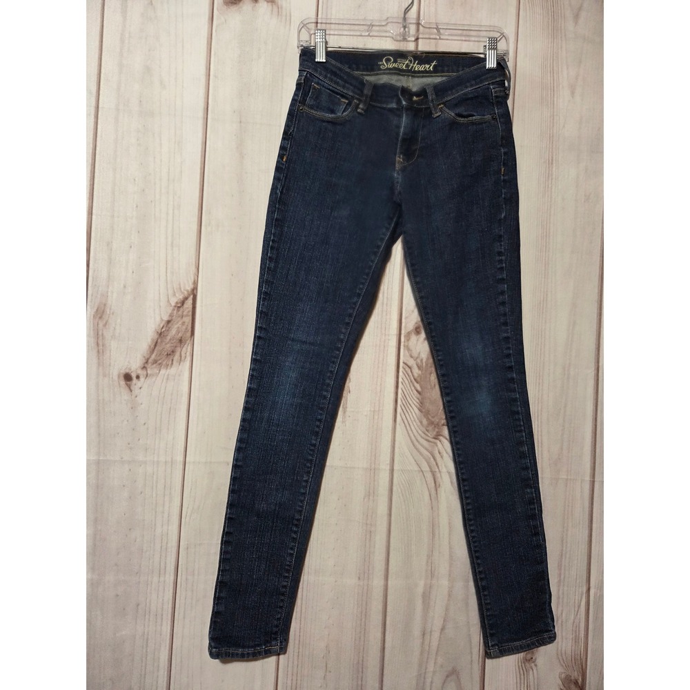 Old Navy The Sweetheart Skinny Jeans Dark Wash Blue Denim Womens‎ Size 0 Regular